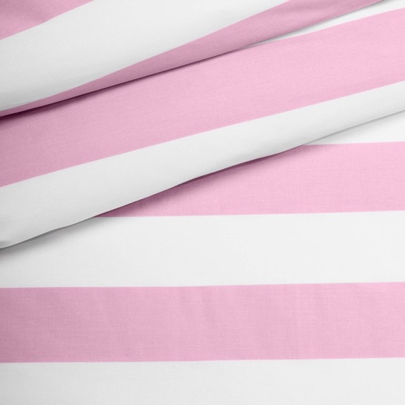 NWT Pillowfort Duvet Cover Set Purple Rugby Stripe Twin - Picture 4 of 9